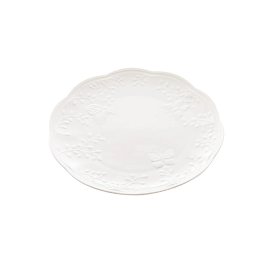 Prato para Sobremesa de Porcelana Butterfly