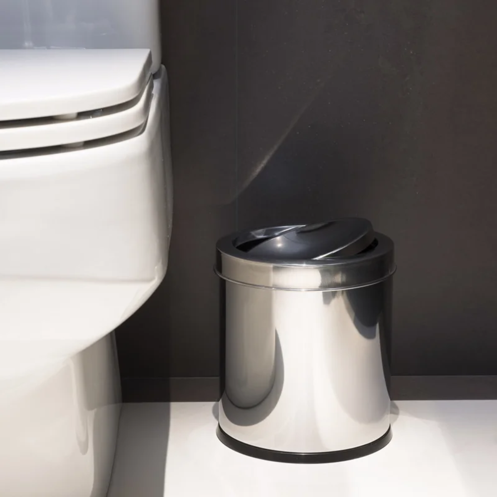 Lixeira Inox com Tampa Basculante 5L