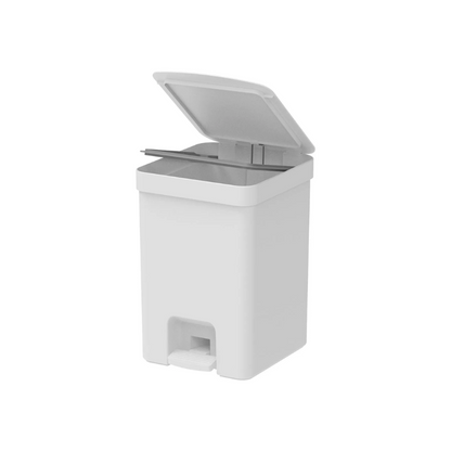 Lixeira Trium com Pedal Branco 12L