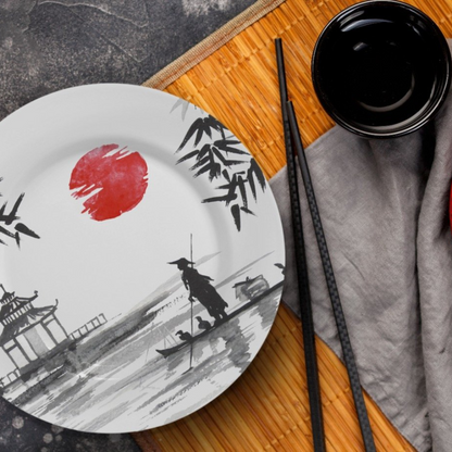 Conjunto Japonês de Cerâmica 6 Peças
