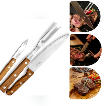 Kit Churrasco 3 Peças