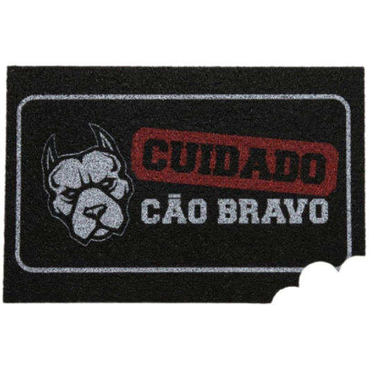 Capacho Cão Bravo 40x60cm