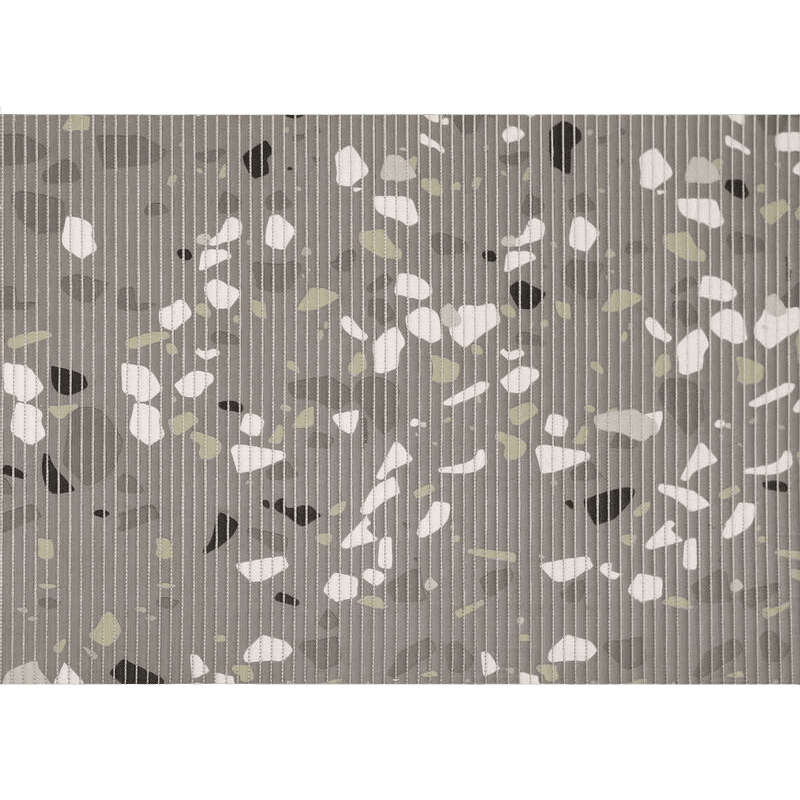 Tapete Tropical Terrazzo Cinza 43x65cm