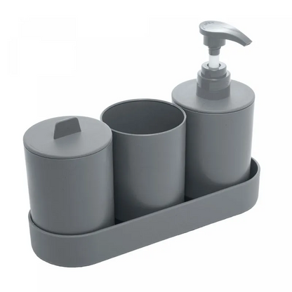 Conjunto para Banheiro Cinza