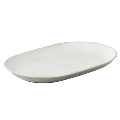 Travessa Oval Branca 34 x 21,5 cm