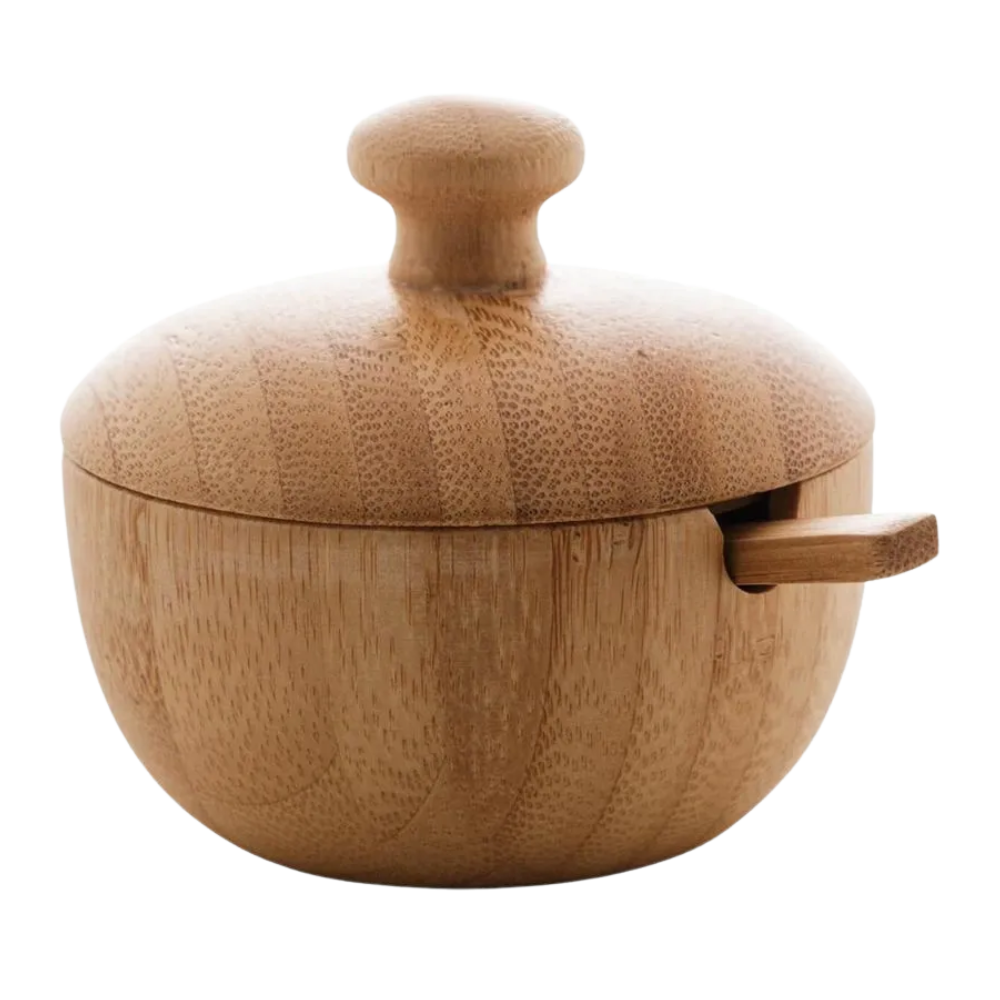Açucareiro com Colher de Bambu Veronica