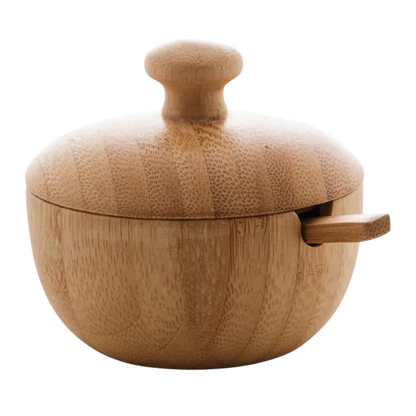 Açucareiro com Colher de Bambu Veronica