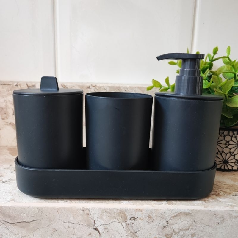 Conjunto para Banheiro Preto