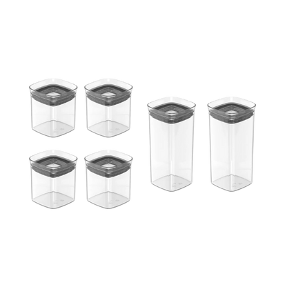 Conjunto 6 Potes Herméticos Block 150ml/340ml