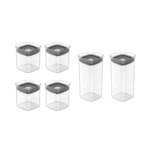 Conjunto 6 Potes Herméticos Block 150ml/340ml