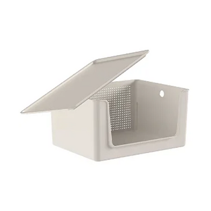Tampa Cesto Flow Bege 27,5 x 34,5 x 2 cm