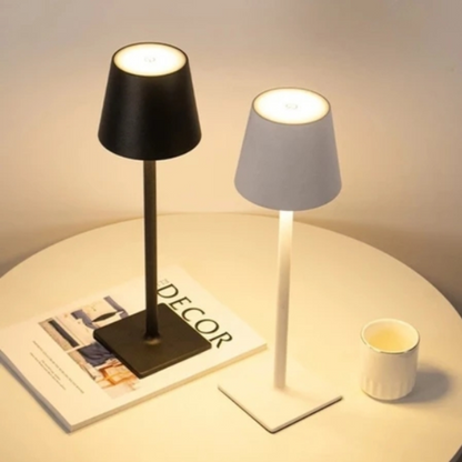 Luminária Led de Mesa Touch sem Fio Preta