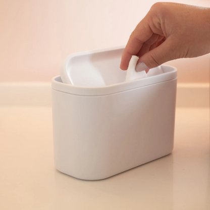 Lixeira de Bancada Basculante Bold Branco