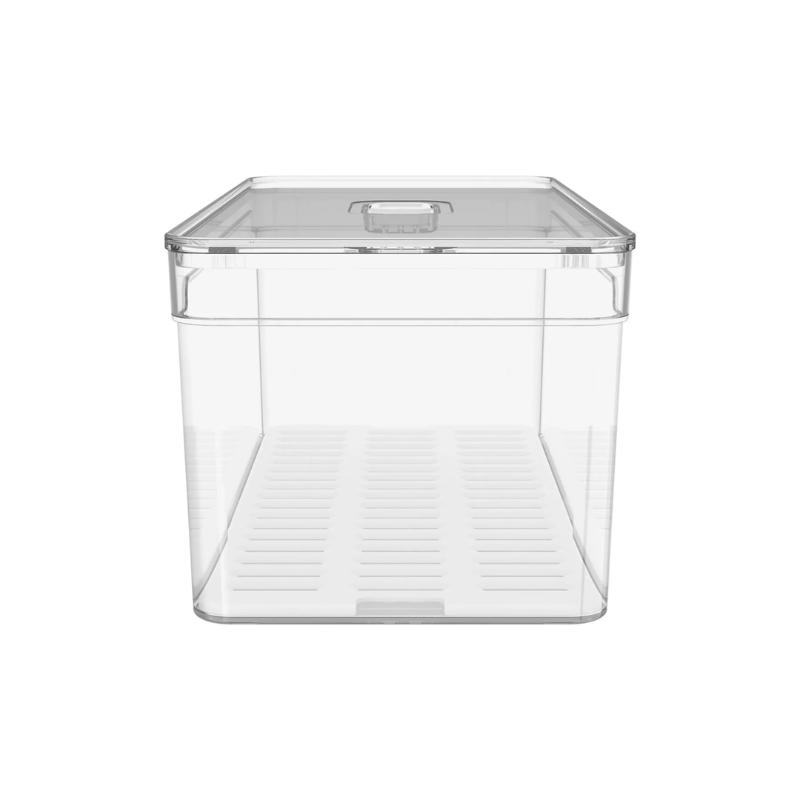 Organizador De Geladeira Com Tampa Clear Fresh 5L