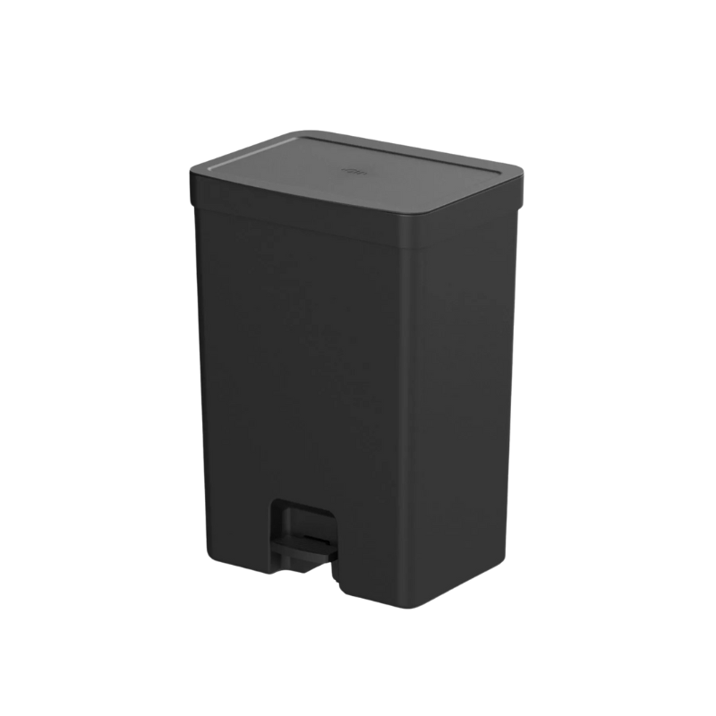 Lixeira de Pedal Trium Preto 30L