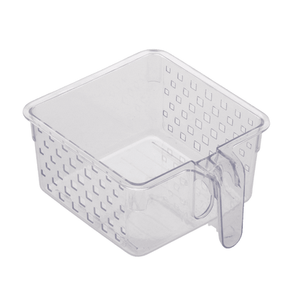 Cesta Organizadora em Acrílico com Alça 23x19x10cm