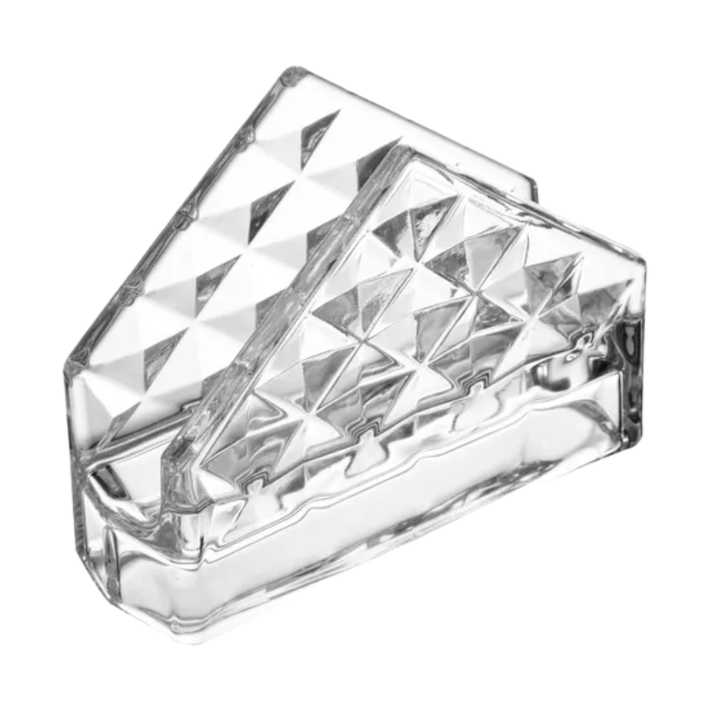 Porta guardanapos de Cristal Diamond