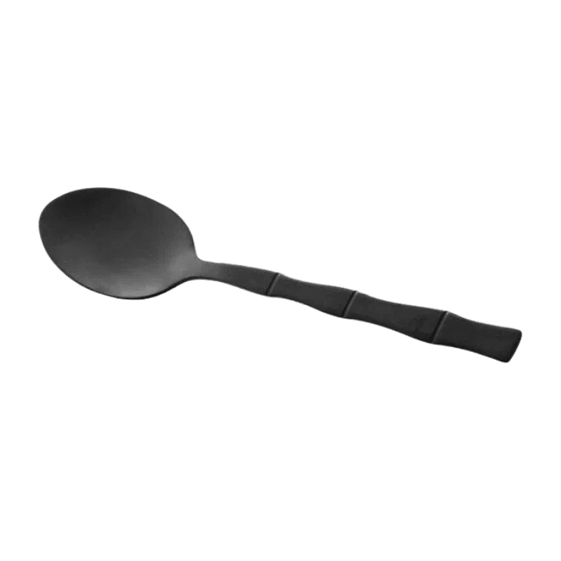 Jogo de Colheres de Sobremesa Bambu Elegant Preta 6 UN