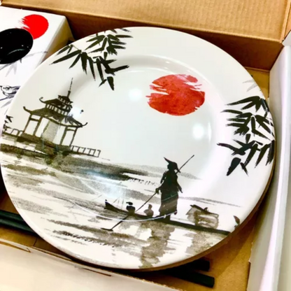 Conjunto Japonês de Cerâmica 6 Peças