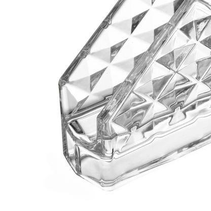 Porta guardanapos de Cristal Diamond