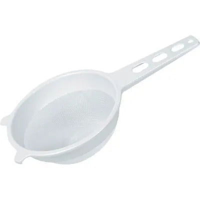 Peneira de Plastico com Cabo 20cm Branco