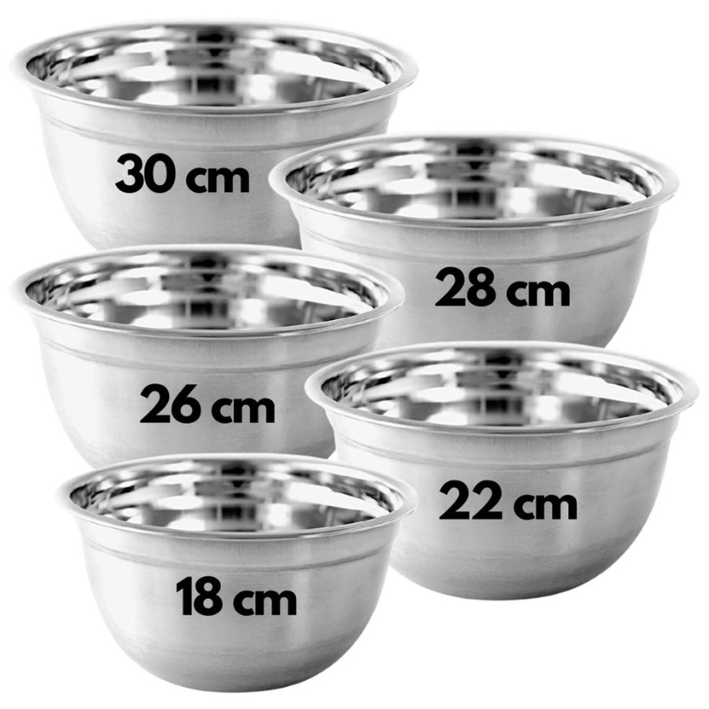 Tigela Mixing Bowl Inox 18cm