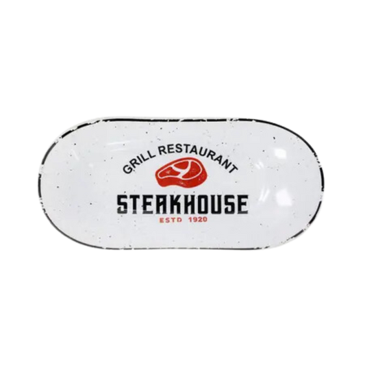 Travessa de Vidro para Churrasco 3 x 29 x 14 cm