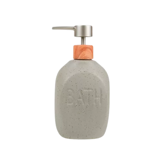 Dispenser para Sabonete Líquido de Cerâmica Granilite Bath - Cinza