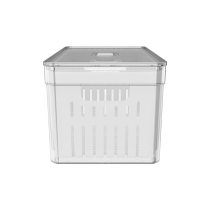Organizador De Geladeira Com Cesto Clear Fresh 5L