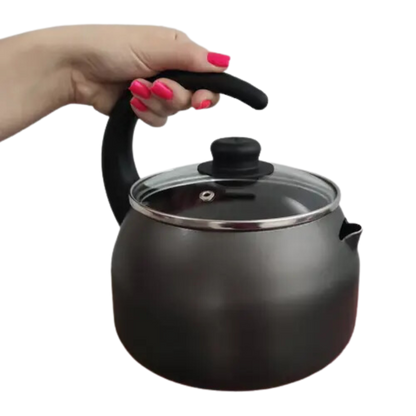Chaleira Flora com Tampa de Vidro 2,0L