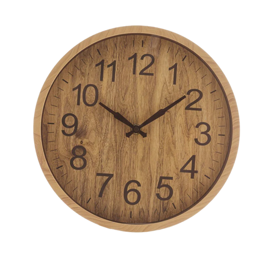 Relógio de Parede Wood 30cm