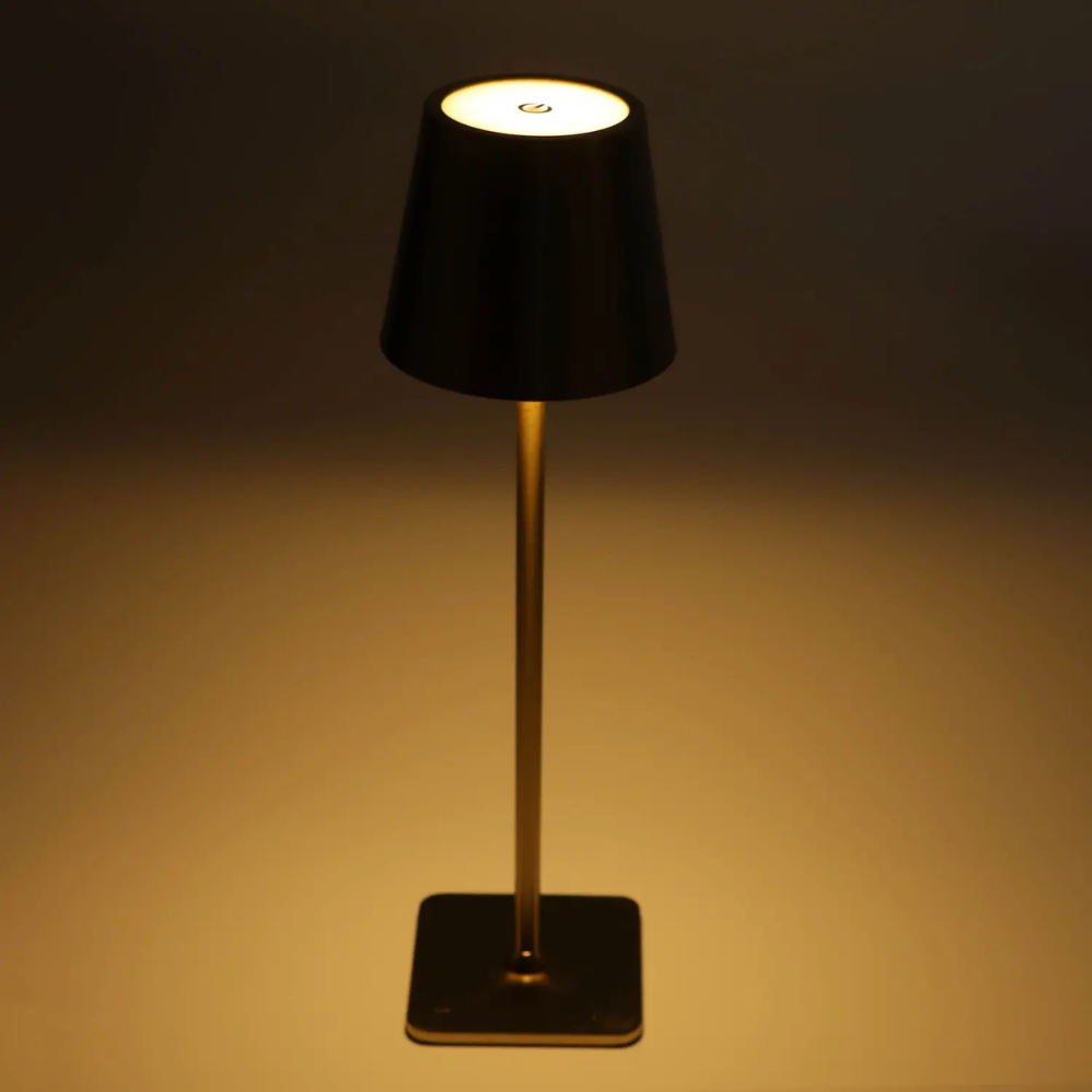 Luminária Led de Mesa Touch sem Fio Dourada