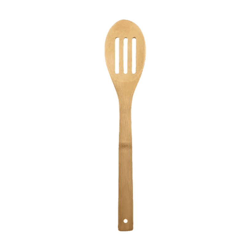 Colher Vazada de Bambu 30cm