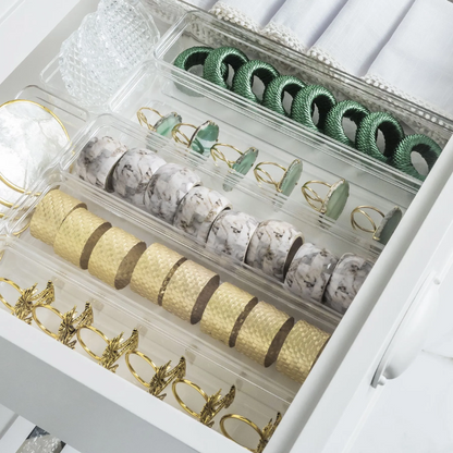 Organizador de Gavetas Clear 5,5 x 7,5 x 30 cm