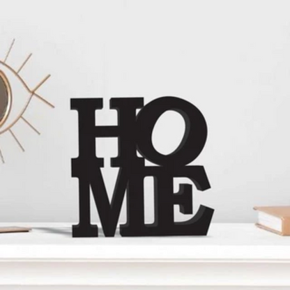 Suporte de Aço Letras decorativas - Home