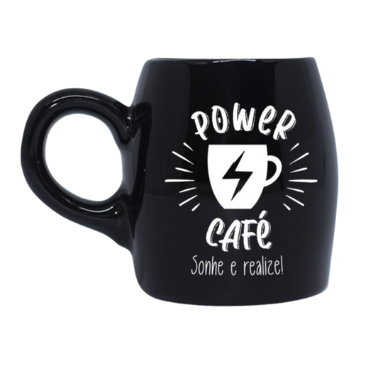 Caneca Decorativa Moon  "Power Café"
