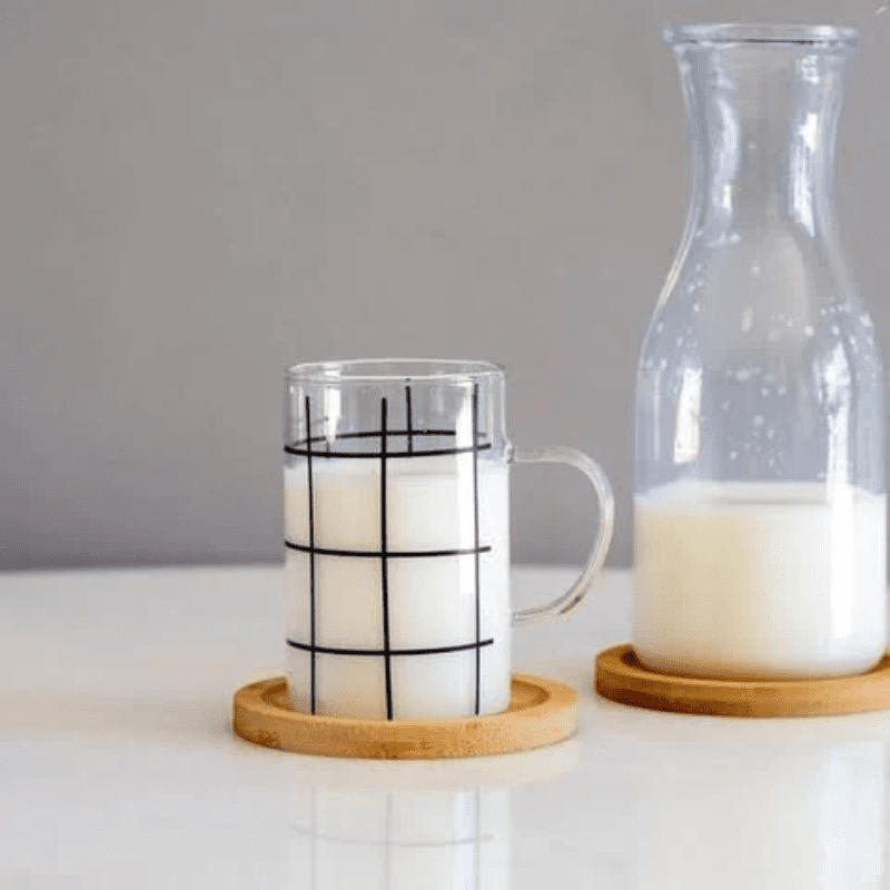 Caneca de Vidro Borossilicato Stripes 280ml