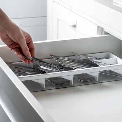Organizador de Talheres para Gaveta Clear