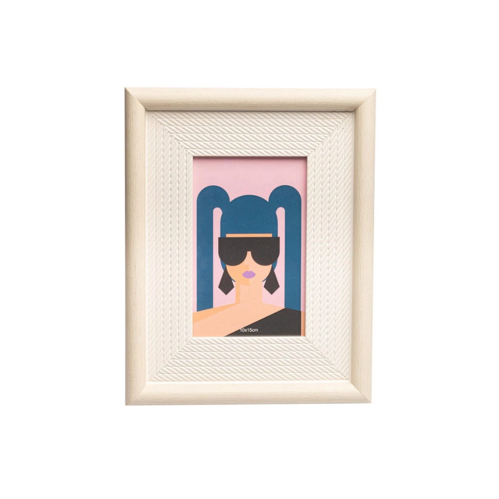 Porta Retrato Rope Bege 10 x 15 cm