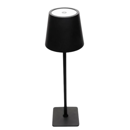 Luminária Led de Mesa Touch sem Fio Preta