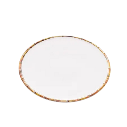 Prato Raso Melamina Bambu 27 cm
