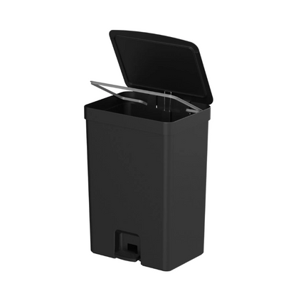 Lixeira de Pedal Trium Preto 30L