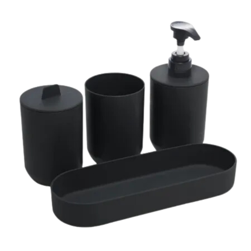 Conjunto para Banheiro Preto
