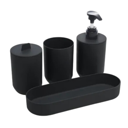 Conjunto para Banheiro Preto