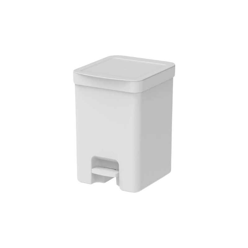 Lixeira Trium com Pedal Branco 12L