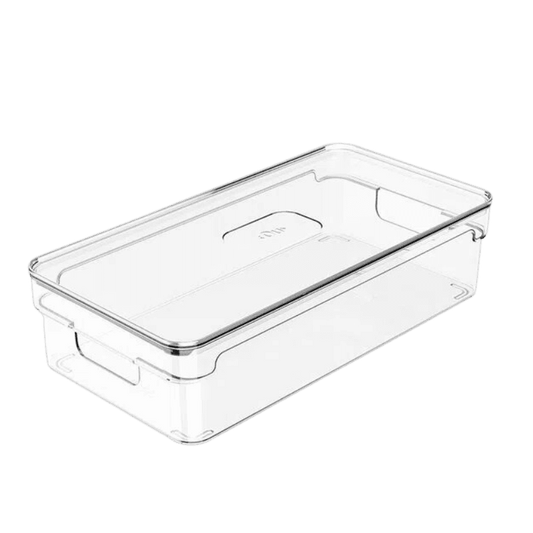 Organizador Clear com Tampa 30x15x7cm