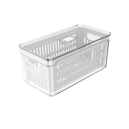 Organizador De Geladeira Com Cesto Clear Fresh 5L