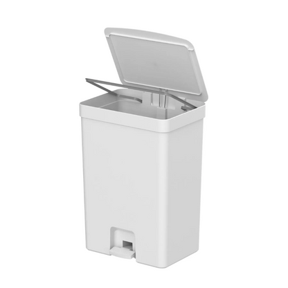 Lixeira de Pedal Trium Branco 30L