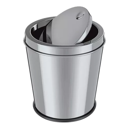 Lixeira Inox com Tampa Basculante 5L
