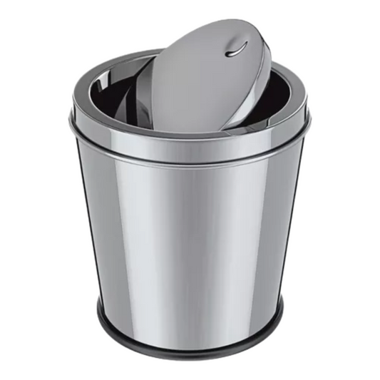 Lixeira Inox com Tampa Basculante 5L